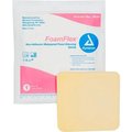 Dynarex Dynarex FoamFlex Non Adhesive Waterproof Foam Dressing, 4inL x 4inW, 120 Pcs 3024